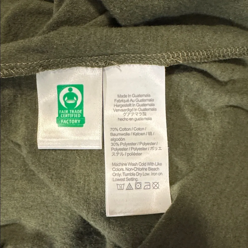 J. Crew top turtleneck top sage Green cotton blend‎